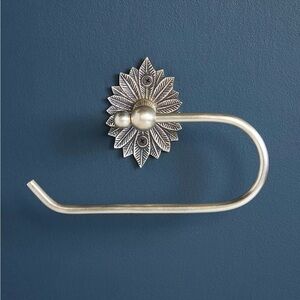 NEW Anthropologie Demeter Toilet Paper Holder, Silver - See Pics